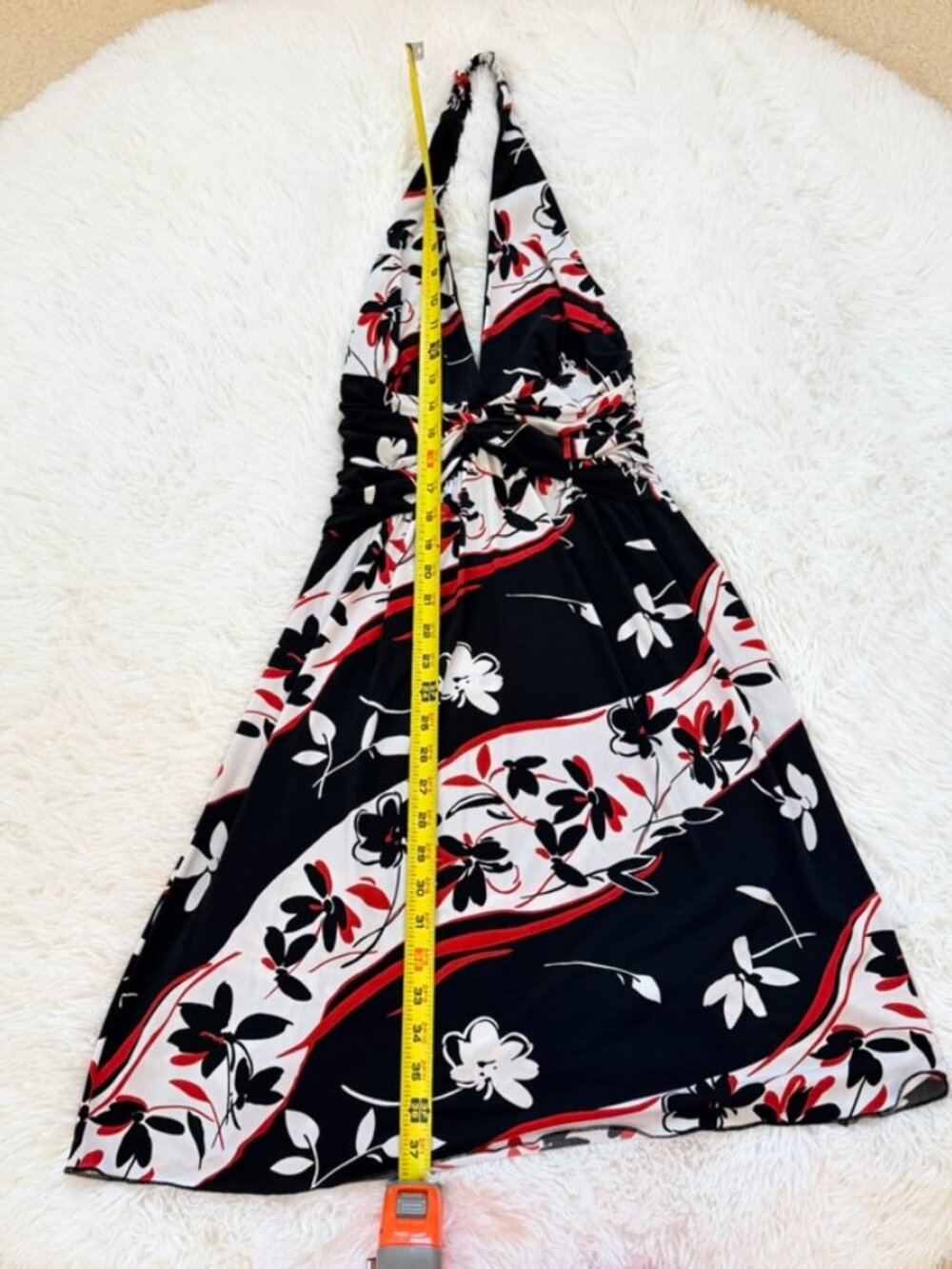 Ruby Rox Floral Halter Dress Y2K 2000s Party Summer Small - Picture 3 of 11